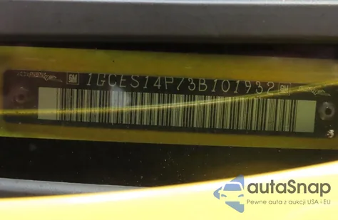 2003 Chevrolet Ssr из США, поврежденный, VIN 1GCES14P73B101932